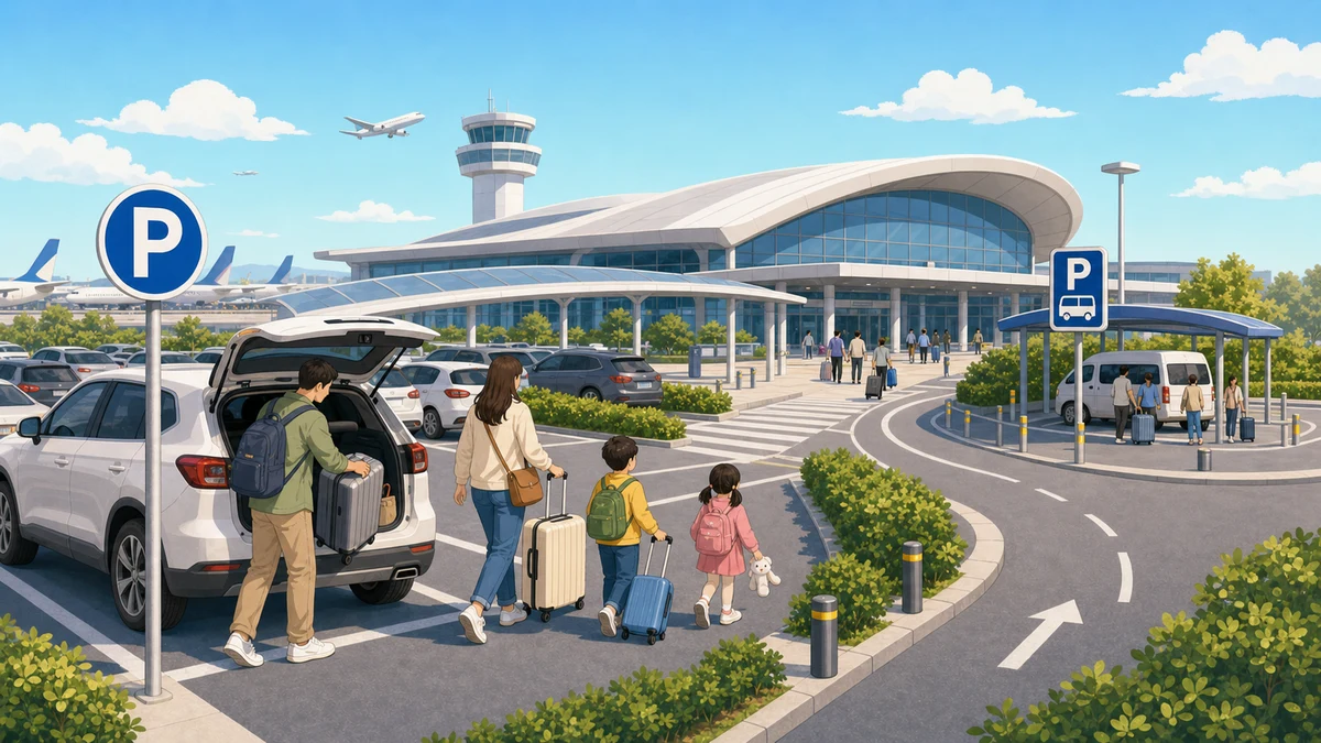 김포공항 주차장 대표 장면 시각화