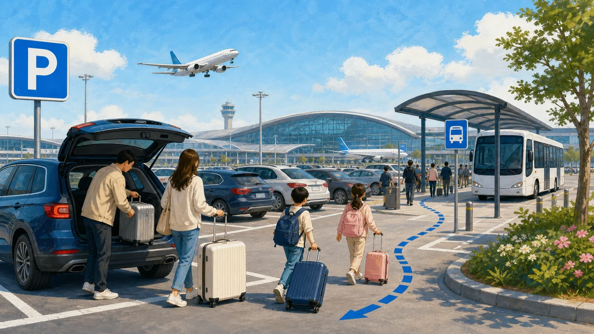 인천공항 주차장 대표 장면 시각화